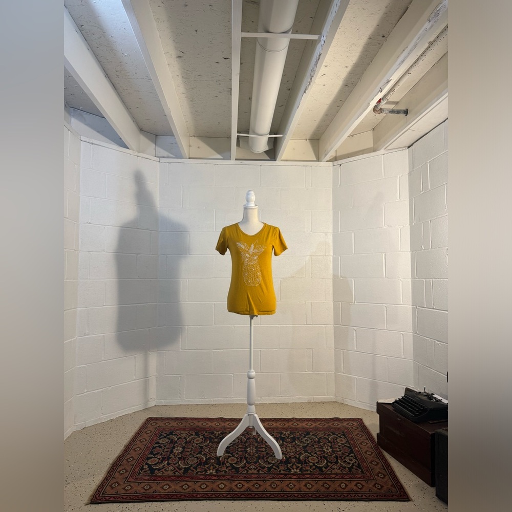 XS J. by J. Crew Yellow Pineapple Collector’s Tee